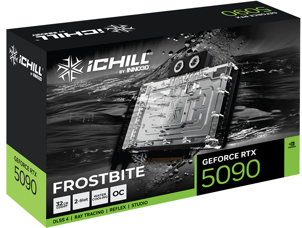 INNO3D GeForce RTX 5090 32GB iCHILL Frostbite, bild 3