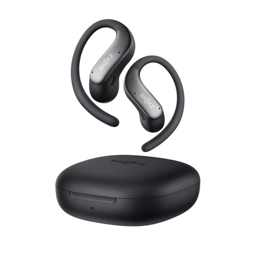 Shokz OpenFit Air 2 open-ear true wireless-hörlurar, svarta