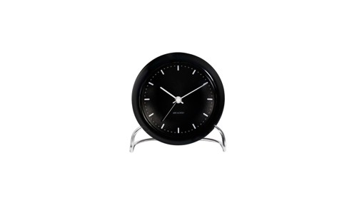 Arne Jacobsen – City Hall Bordsklocka – Ø11 cm – Svart, bild 3