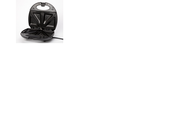 Adler AD 3015 sandwichtoaster 750 W Sort, Sølv