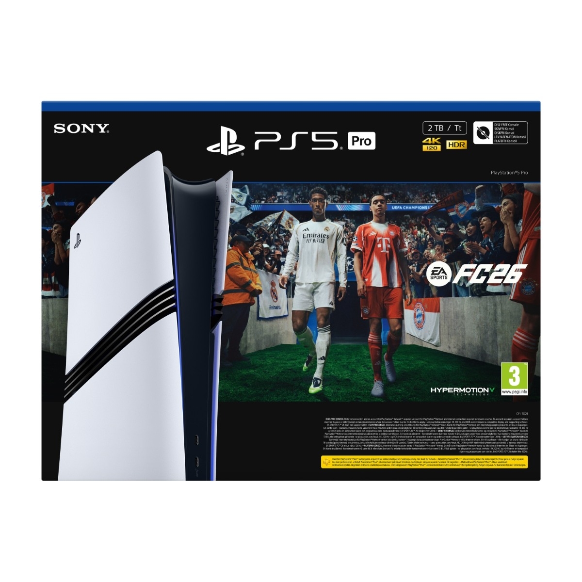 Paket med PlayStation 5 Pro-konsol och EA SPORTS FC™ 26