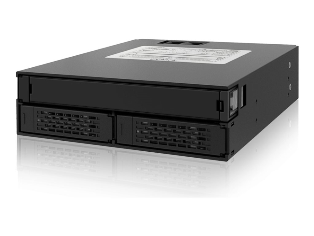Internt kabinett ICY DOCK 5.25" för 2x2.5"/1xSlimODD SAS/SATA 6GB/s, svart