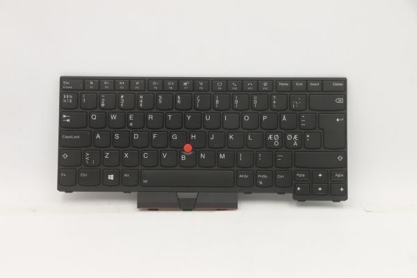 Lite-On - Ersättningstangentbord för bärbar dator - med Trackpoint, UltraNav - bakgrundsbelyst - QWERTY - Nordisk - för ThinkPad L14 Gen 1 20U1, 20U2, 20U5, 20U6