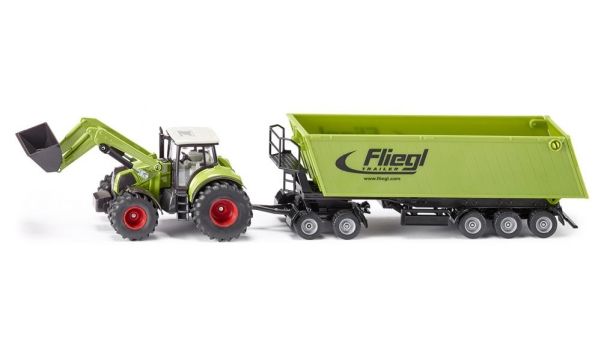 Siku 1:50 - 1949 Claas Traktor med Transportvagn