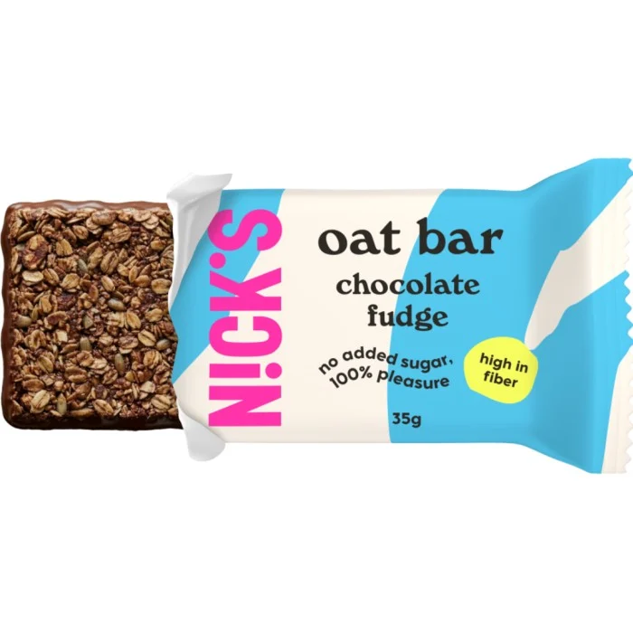 NICK'S Oat bar chocolate fudge 35 g