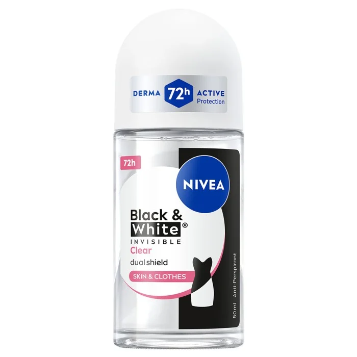 NIVEA Antiperspirant Deo Black & White Original Roll On 50 ml