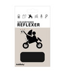AddBaby Reflexklistermärken Svart, 14 st