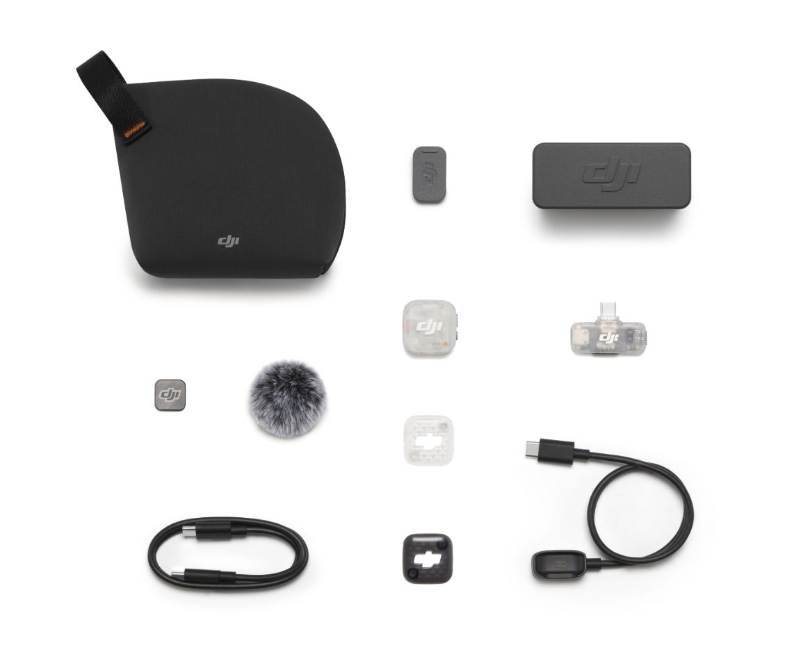 DJI Mic Mini 2S trådlöst mikrofonsystem (1 TX + 1 mobil RX + laddningsfodral), bild 4