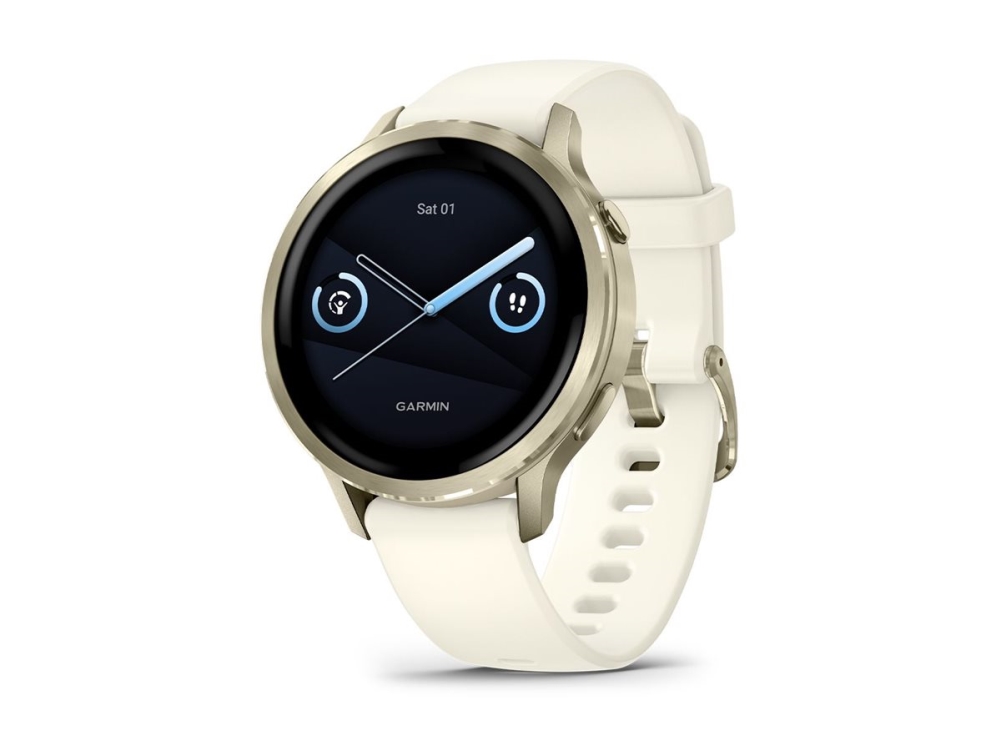 Garmin Venu 4 41 mm smartwatch, ljusguld/bone
