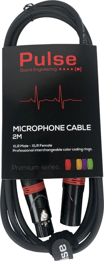 Pulse XLR–XLR 2 m mikrofonkabel