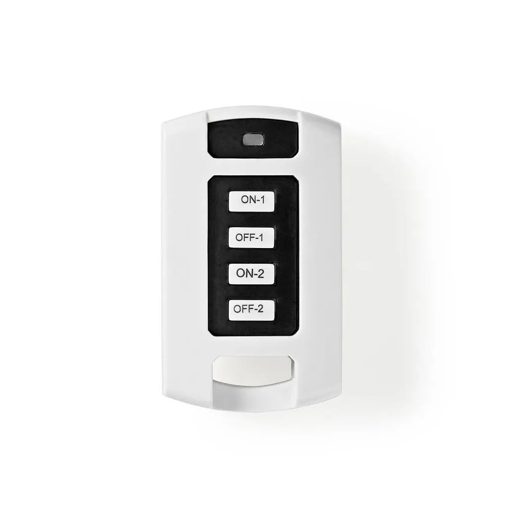 Nedis RF Fjärrkontroll 2-kanaler - Vit
