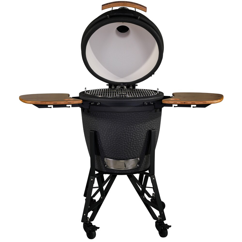 Kamado kolgrill med högkvalitativ keramisk konstruktion och mångsidigt grillsystem, bild 4