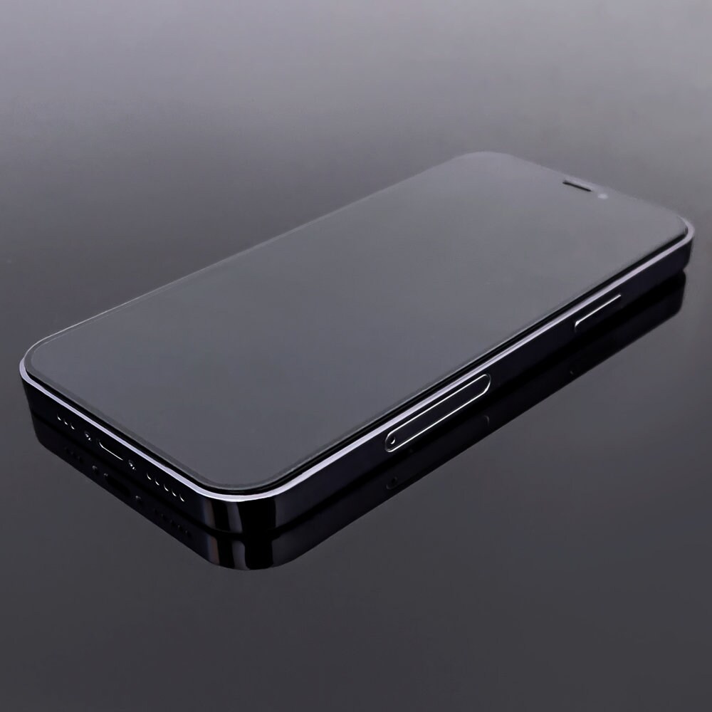 Wozinsky härdat glas med helskärm, full limning, ram för iPhone 14 Max / 13 Pro Max svart, bild 4
