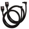 Corsair SATA-kabel Vinklad Svart 60cm 2-pack