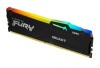 32 GB (1x32GB) DDR5-5200 Kingston FURY Beast Black RGB CL40, XMP - Svart
