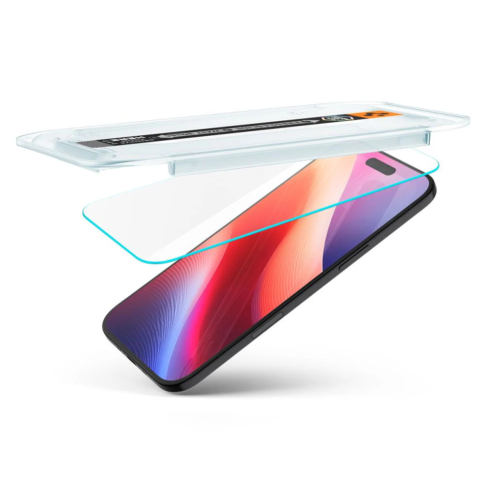 Spigen Glas.Tr Ez Fit Skärmskydd till iPhone 17 Air Clear 2-pack, bild 2