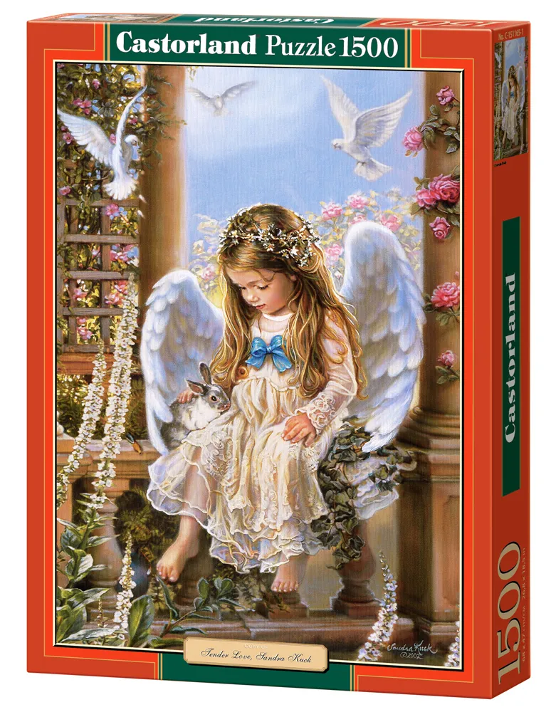 Castorland Tender Love, Sandra Kuck 1500 pcs, 1500 styck, Barn, 9 År