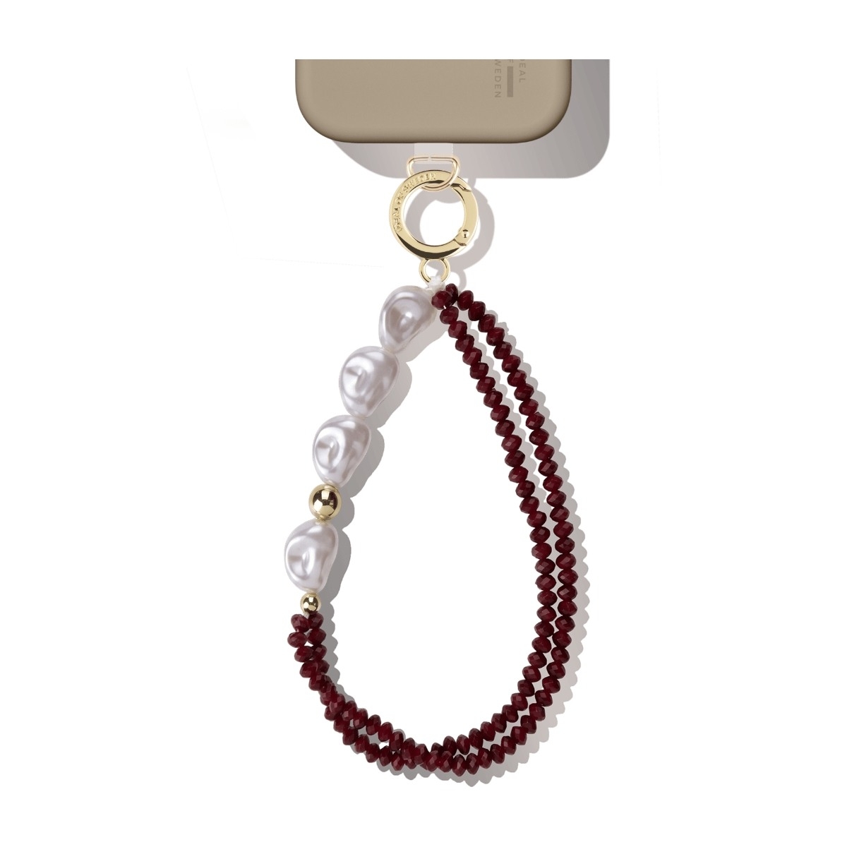iDeal of Sweden Phone Wristlet Strap mobilrem, Fine Wine Pearl