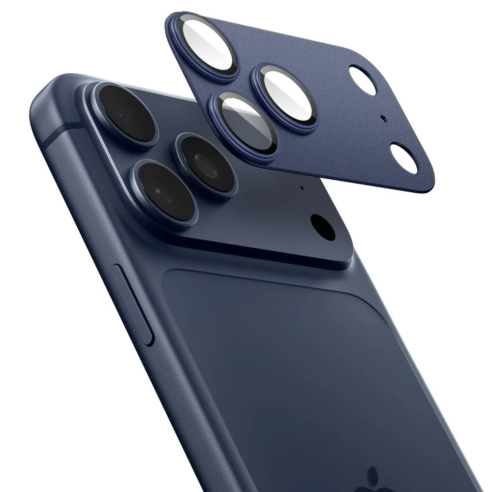 Spigen Optik Pro XL kameraglas för iPhone 17 Pro Max – marinblått, bild 3