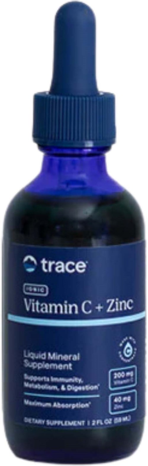 Trace Minerals Ionic Zinc + Vitamin C 59 ml