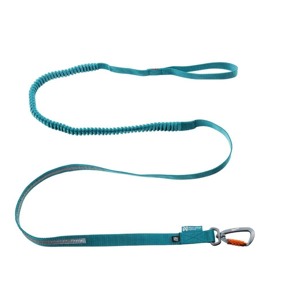 Non-stop Dogwear Touring Bungee Leash Expanderkoppel Turkos 2.8m/23mm