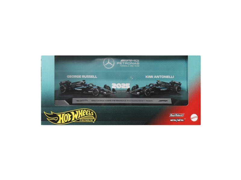 Hot Wheels F1 Racing Premium Bil Mercedes 2 pack 1:64, bild 4