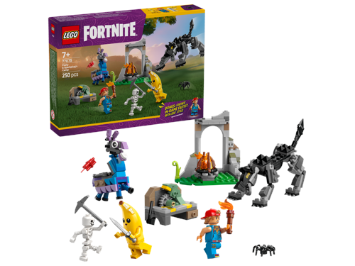 LEGO Fortnite Peely & Sparkplugs läger 77075, bild 2