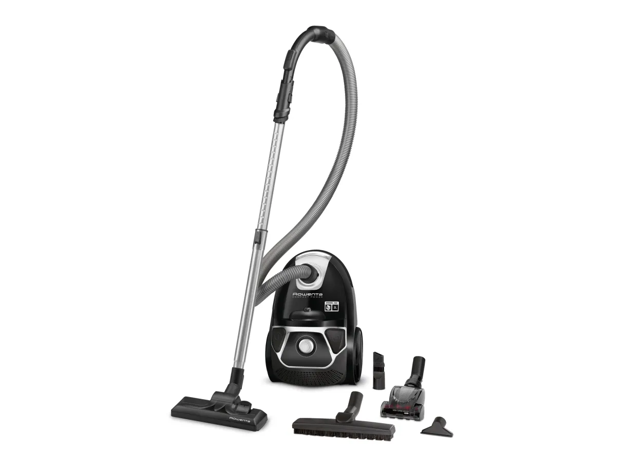 Rowenta Compact Power RO3985, 750 W, Cylinderdammsugare, Torr, Dammpåse, 3 l, Hygienfilter