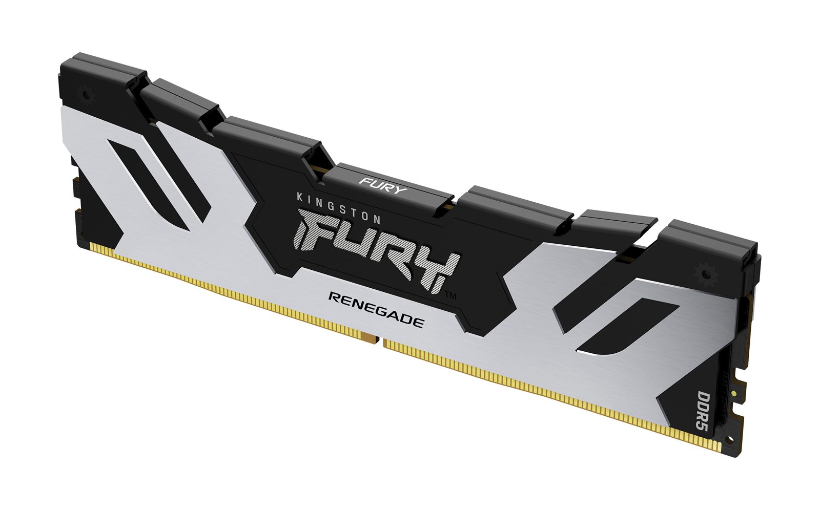 32 GB (1x32GB) DDR5-6400 Kingston FURY Renegade Silver CL32, XMP - Svart/Silver, bild 2