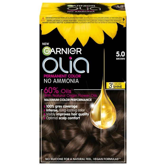 Garnier Olia Permanent Color 5.0 Brown