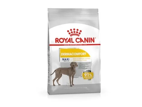 Royal Canin Maxi Dermacomfort, Vuxen, Maxi (26 - 44 kg), Ris, Grönsaker, 12 kg
