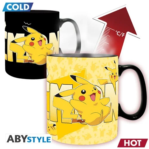 Pokemon Pikachu Heat Change Ceramic Mug