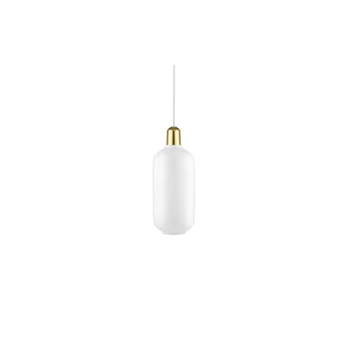 Normann Copenhagen - Amp Pendellampa - Large - Vit/Mässing