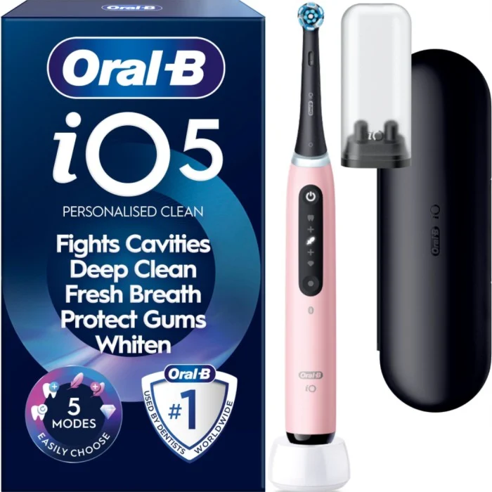 Oral-B iO5 eltandborste, Blush Pink