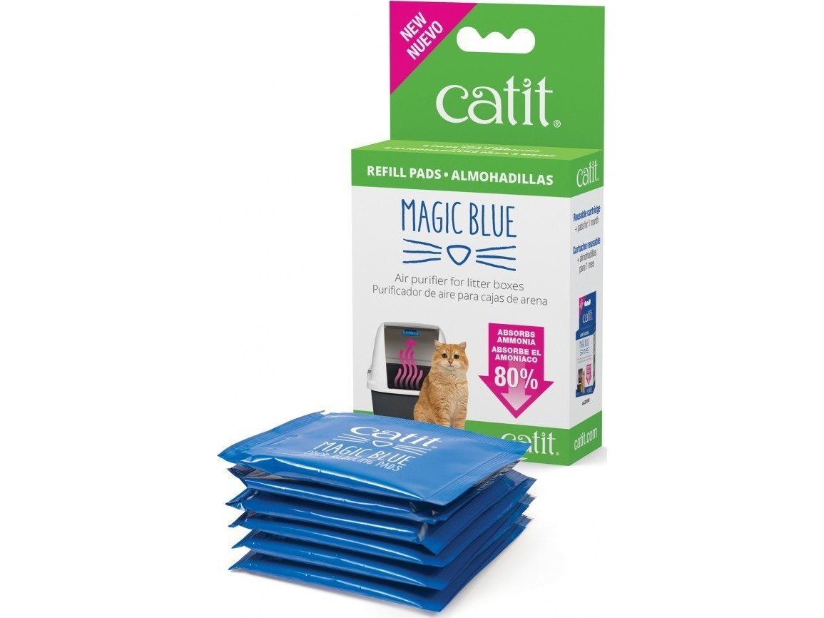 Catit Magic Blue luftrenare-filter 6 st/fp