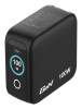 AC-adapter Verbatim Mini GaN Charger 100W with Display, 2xUSB-C / 1xUSB-A, inkl. reseadapter EU/UK/US, bild 4