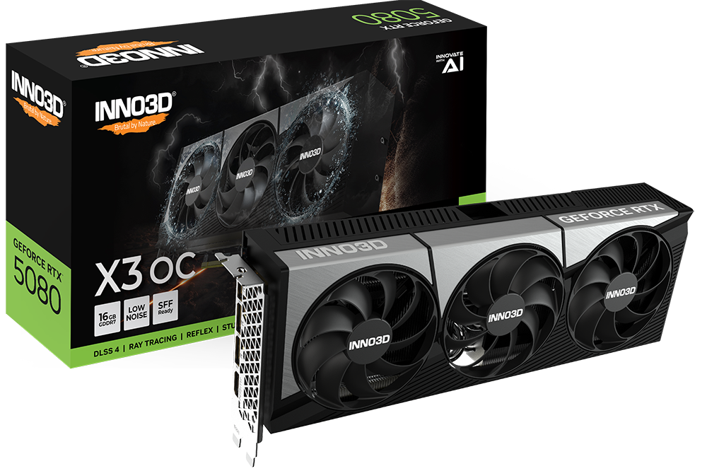 Inno3D GeForce RTX 5080 X3 OC 16 GB GDDR7, HDMI/3xDP, bild 5