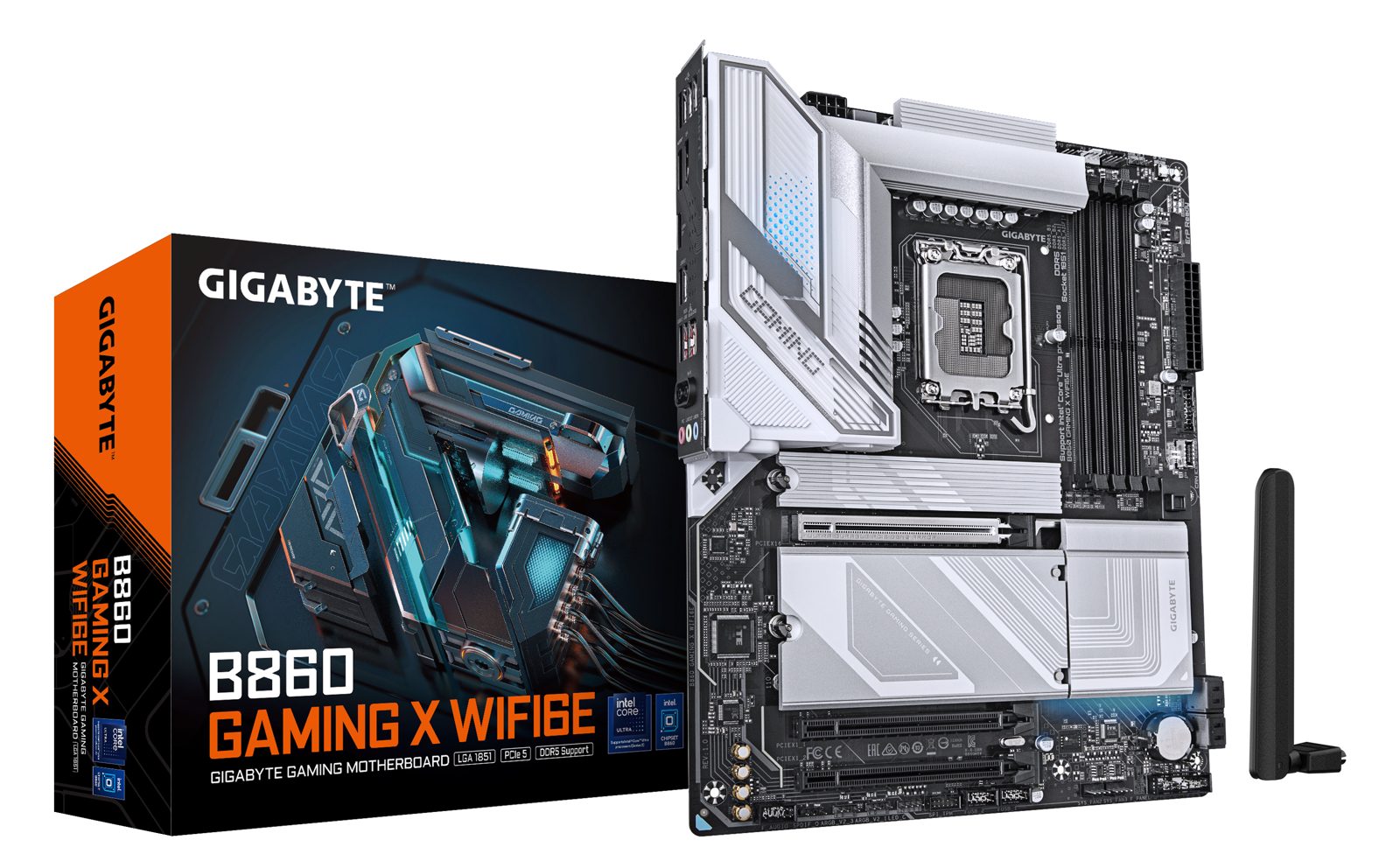 Gigabyte B860 GAMING X WIFI6E moderkort, bild 3