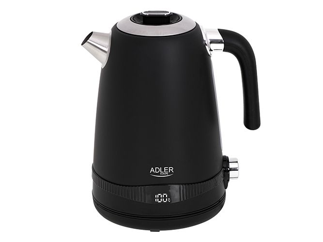 Adler kettle 1.7L steel kettle with LCD & AD 1295b temperature control