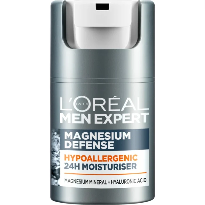 L'Oréal Paris Men Expert Magnesium Defence Hypoallergenic 24H Moisturiser 50 ml