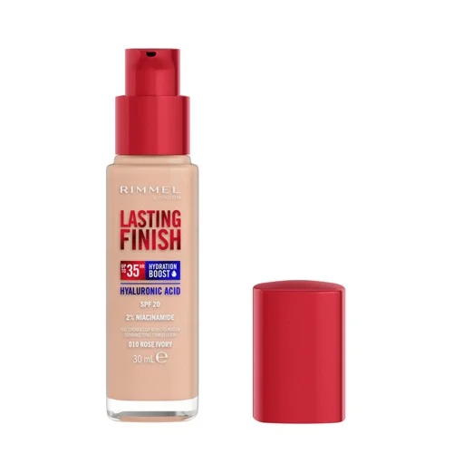 Rimmel Lasting Finish 35H Hydration Boost Hydrating Foundation SPF20 Rose Ivory Rose Ivory