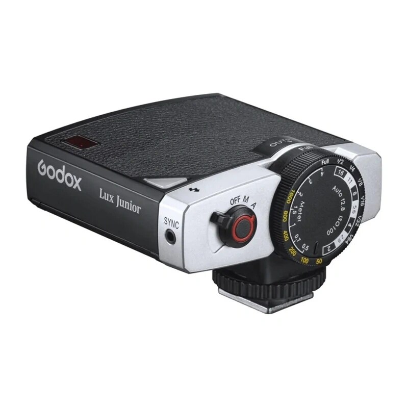 Godox Lux Junior Retro Camera Flash Blixt, svart, bild 5