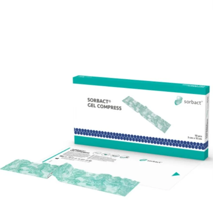 Sorbact Gelkompress 3x15cm, 10 st