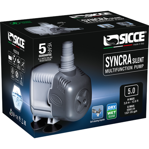 Sicce - Syncra 5.0 Wet & Dry Pump - 5000L/H