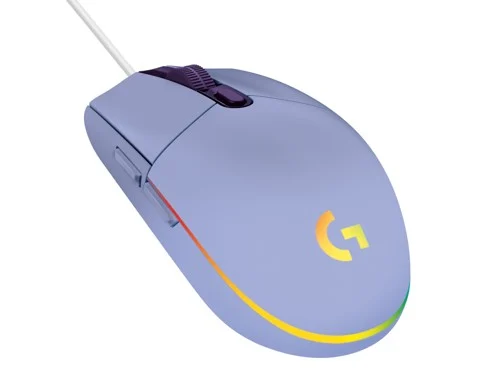 Logitech G203 Lightsync Gamingmus - Lilac, bild 3