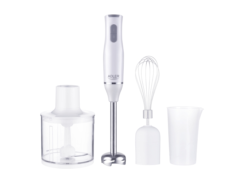 Adler AD 4620, Stavmixer, 0,75 l, 800 W, Vit