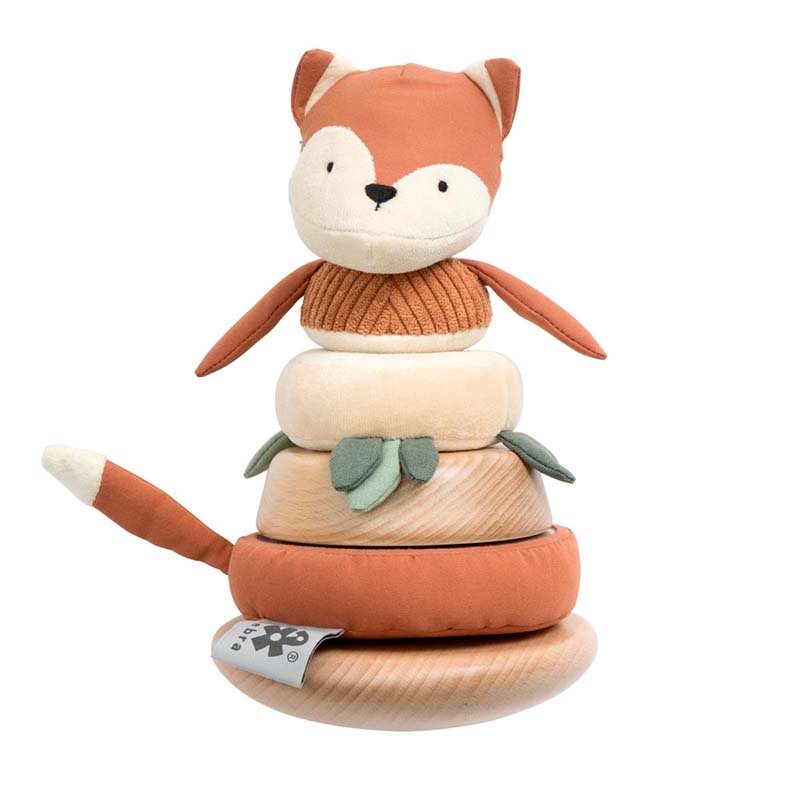 Sebra gung- och stapelleksak, Sparky fox tail