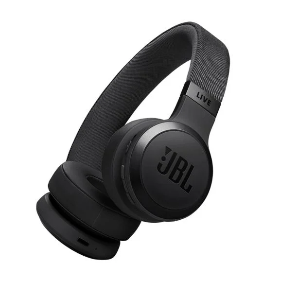 JBL Live 670 trådlösa On-Ear brusreducerande hörlurar, svart