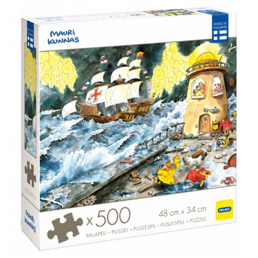 Peliko Pussel - Vad otäckt 500 Bitar