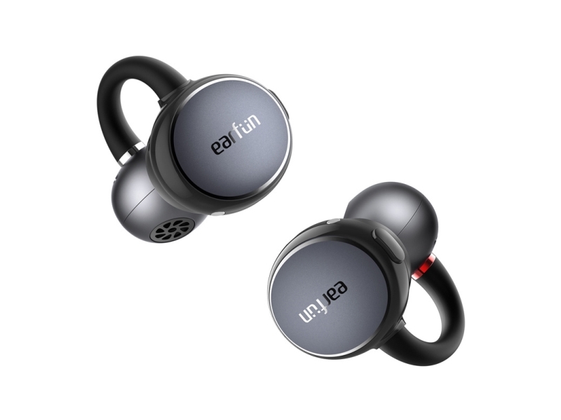 EarFun Clip trådlösa in-ear-hörlurar (svart)